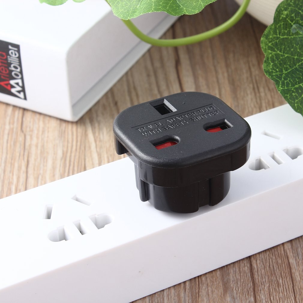 Neue Universal 2 Pin AC Power Stecker Adapter Stecker Travel Power Plug Adapter UK EU-Adapter Konverter