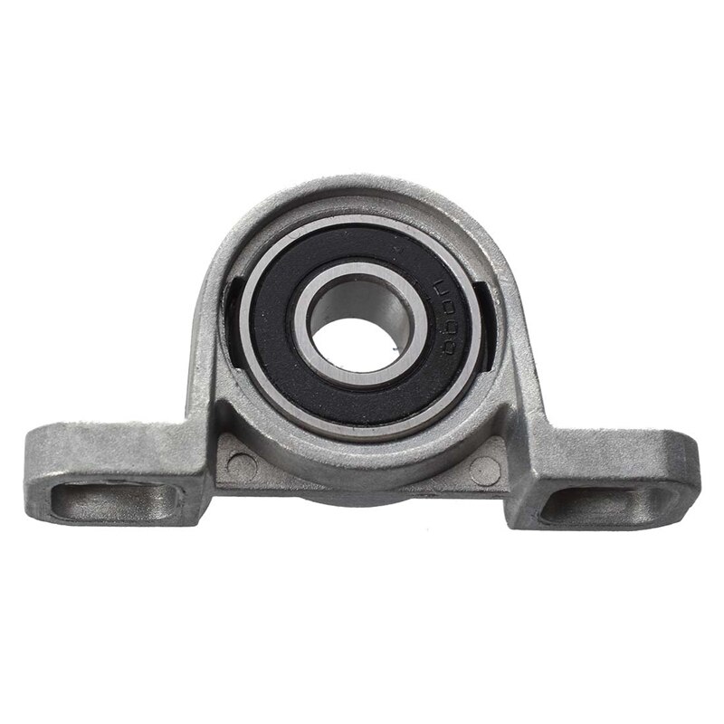 1Pcs KP08 Pillow Block Cast Housing 8 x 20 x 6Mm Insert Ball Bearing & 2Pcs Aluminum Zinc 10 Mm Pendulum Ball Bearing Long Arm U
