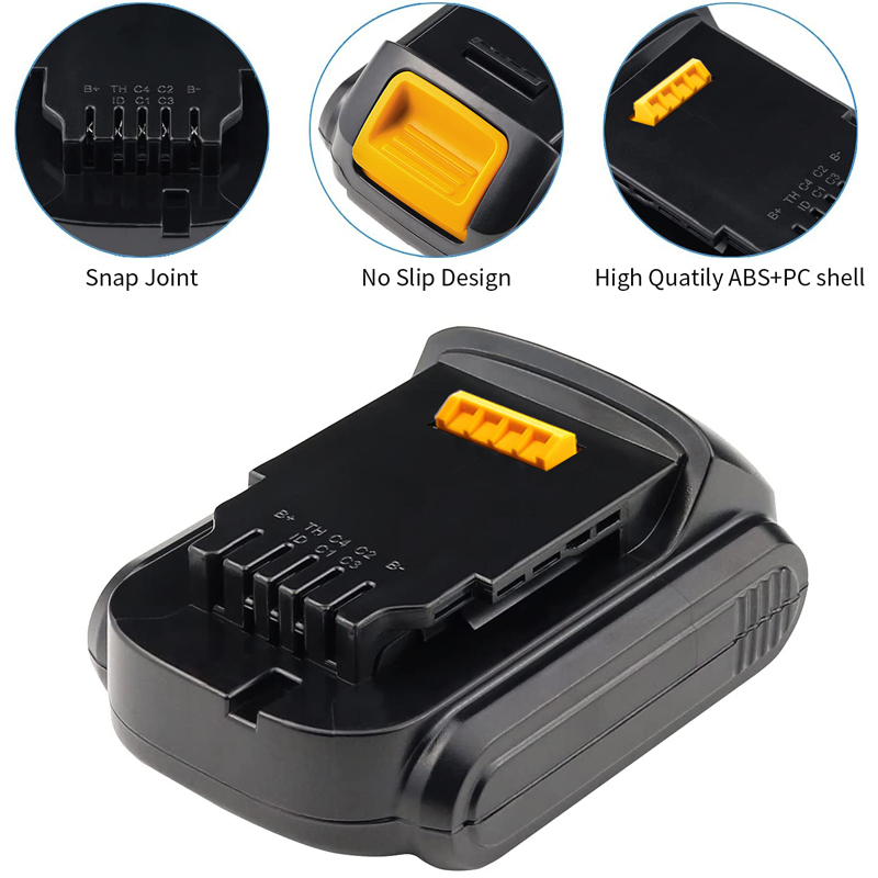 Li-ion Battery 14.4V Replacement for Dewalt Tools DCB140 DCB140-XJ DCF836D2 DCS332M2 DCD734C2 DCF835L2 Rechargeable Batteries