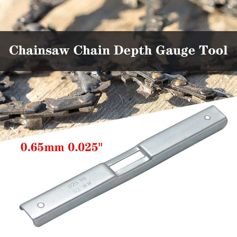 Measurement Tools PN 27530 0.65mm Chain Saw Chain Depth Gauge File Guide Tool Chainsaw Instrument Parts For Garden Tools