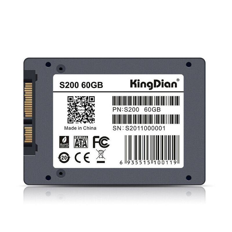 Plastic 2.5 "Interne Desktop Hard Drive Disc High Speed Solid State Drive SATA3 Computer Ssd: 60GB