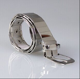 mode mannen alle metalen legering riemen metalen pin gesp metalen riem/goud zilver zwart mannen en vrouwen riemen accessoires: silver