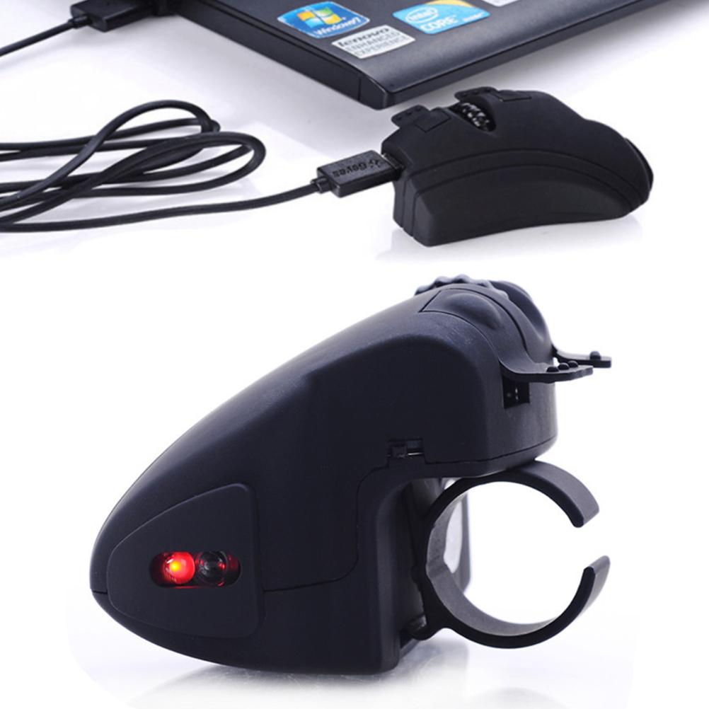Wireless Finger Mouse Mini USB Mouse Rechargeable Pocket Ring Mouse For PC Laptop Tablet