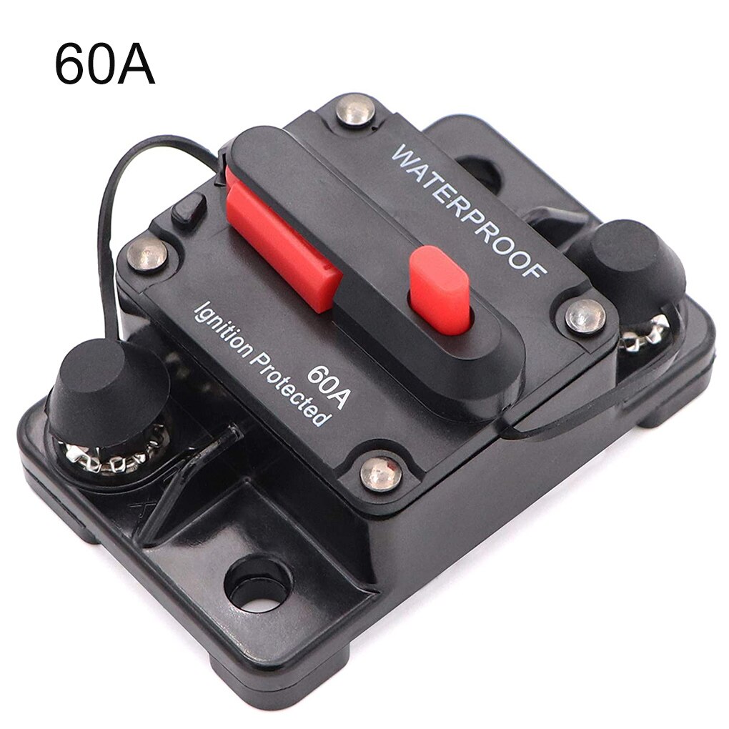 30A 40A 50A 60A 70A 80A 100A 120A 150A 200A 250A 300A Amp Circuit Breaker Zekering Reset 12-48V Dc Auto Boot Auto Waterdicht: Ivoor