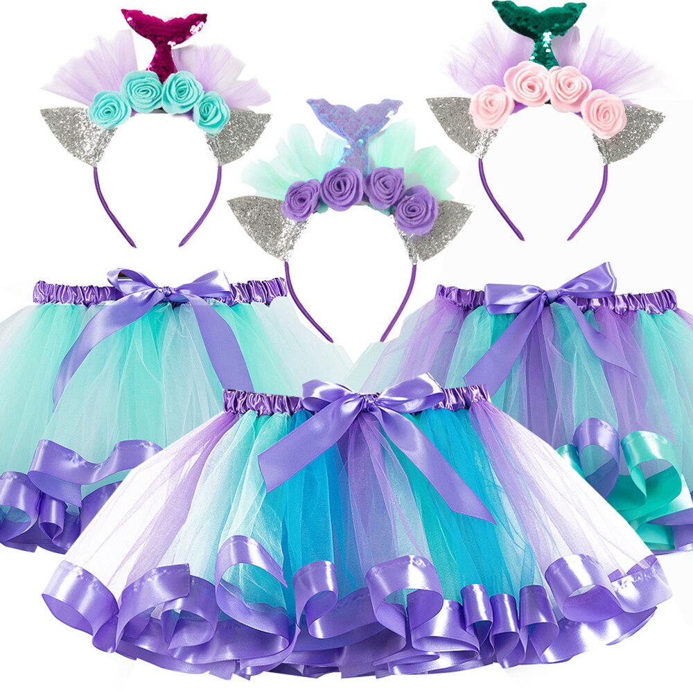 Zomer Zeemeermin Baby Meisjes Tutu Jurk Kinderen Eenhoorn Meisjes Jurken Voor Party Bruiloft Regenboog Prinses Jurk Outfits Vestidos