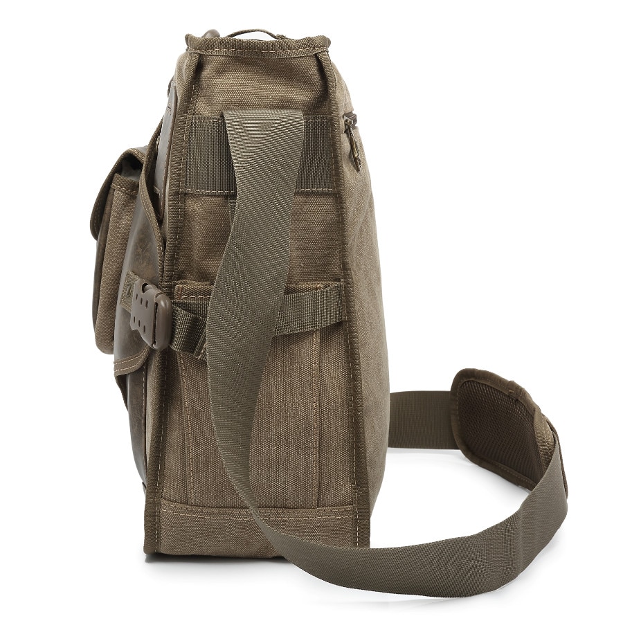 AERLIS Man Messenger Shoulder Bag Canvas Business Casual Zipper Handbag Male Satchel Cross Body Bags Men A4506