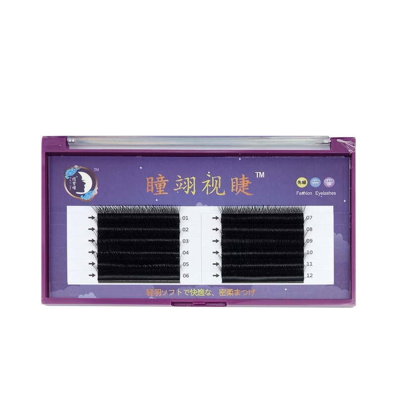 YY Clover Shape Volume eyelash extension W Russian lashes with doing private label wimpern lash extension tools for makeup