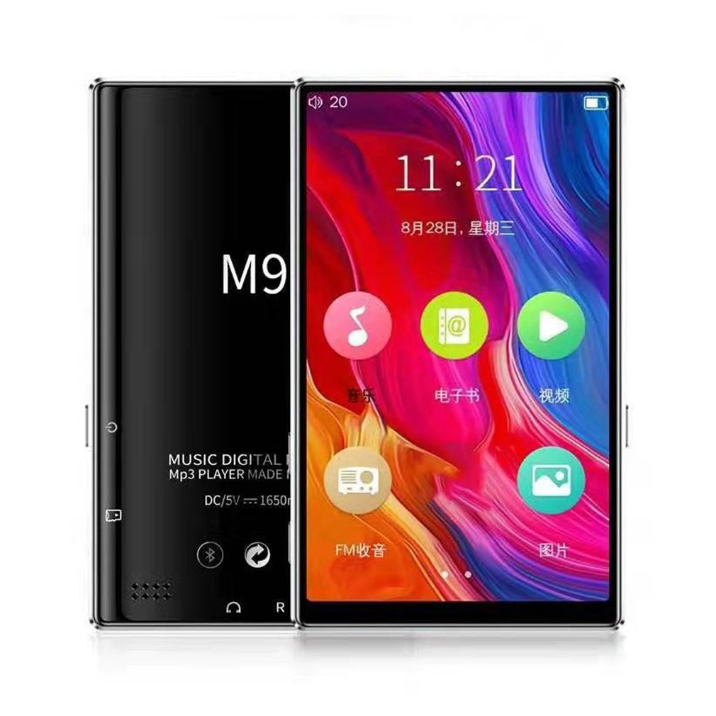 M9 Draadloze MP4 Speler Met Speaker Touch Screen 4 Inch Hd Hifi 8Gb Muziek MP3 MP4 Player Ondersteuning Video tf Card