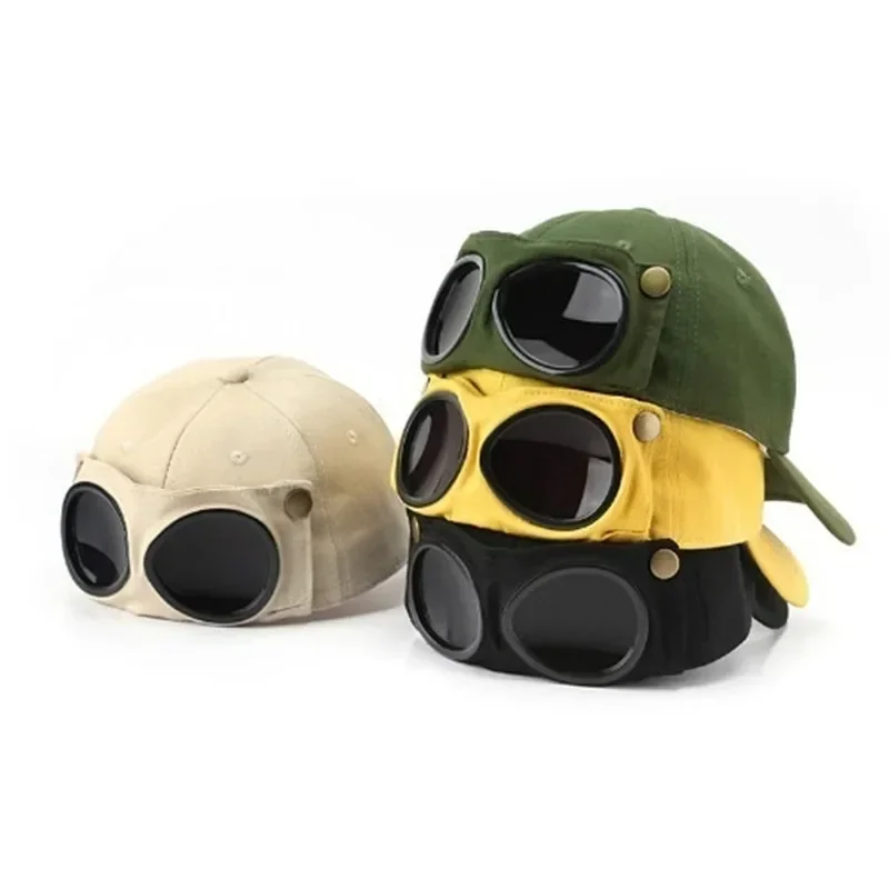 Aviator Hoed Zomer Persoonlijkheid Bril Baseball Cap Dames Unisex Zonnebril Heren Pet Baseballcap Jongens Pet
