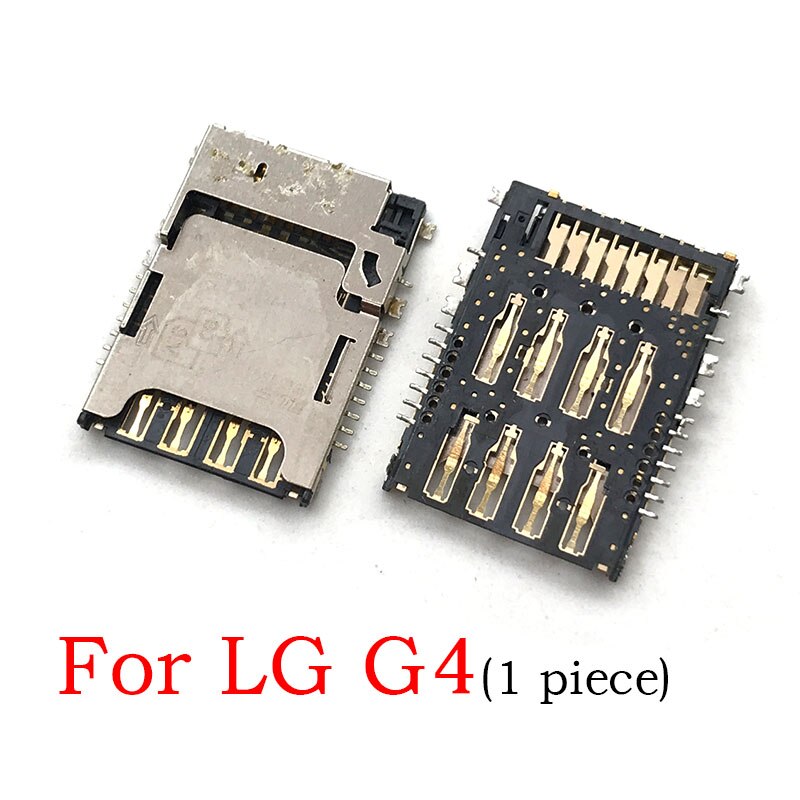 5 pièces/lot prise lecteur de carte Sim fente plateau Module support connecteur pour LG G3 G4 G5 G6 G7 V10 V30: For LG G4