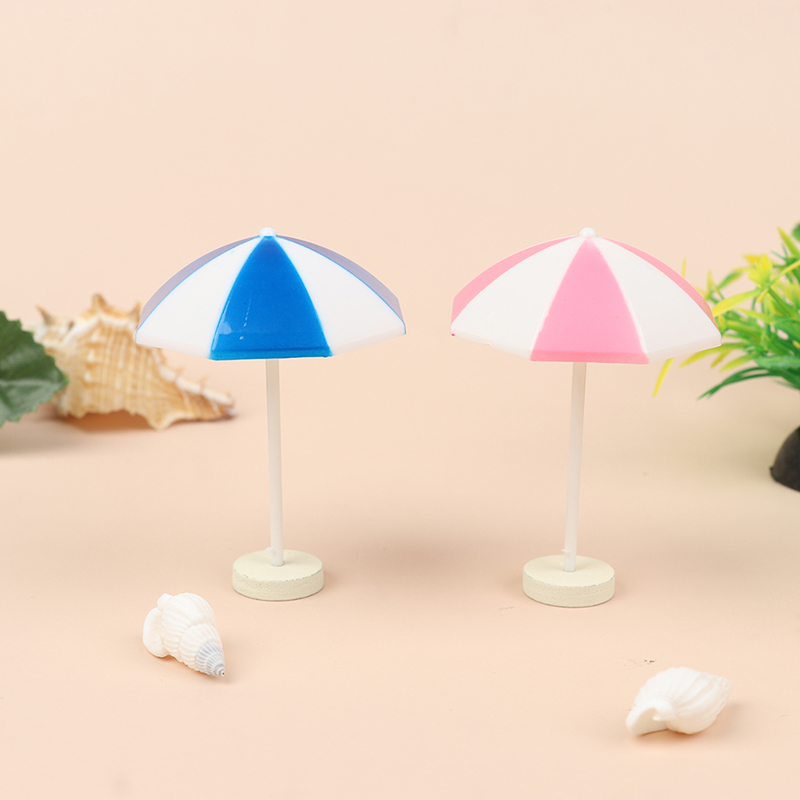 1:12 puppenhaus Miniatur Strand Sonnenschirm Bunte Szenen Dekoration freundlicher Spielzeug