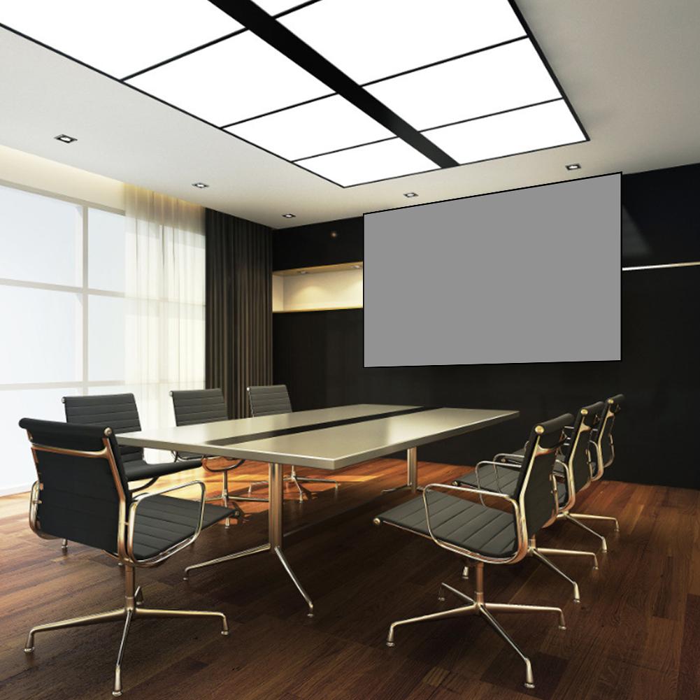 Foldable 4:3 HD Projector Screen Anti-Crease Projector Film Projection Movies Screen for Home Theater Outdoor