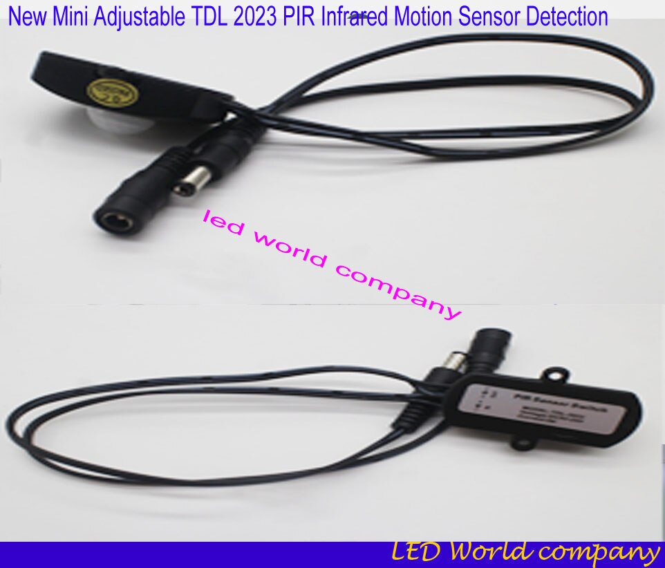 Mini Adjustable TDL 2023 PIR Infrared Motion Sensor Detection LED Switch 120 Degree Induction Angle