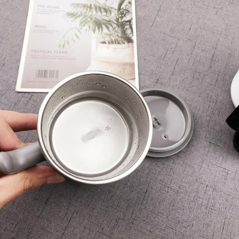 Selbst Rühren Becher Edelstahl Automatische Misch Kaffee Tasse Magnetische Temperatur Unterschied Clever Becher Temperatur Kontrolle Becher