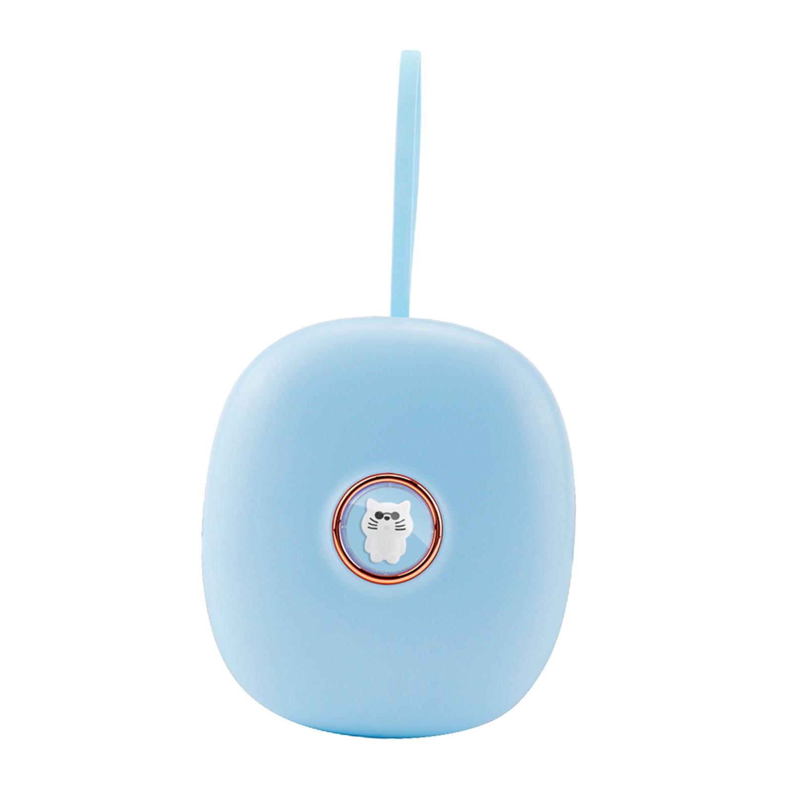 Vibrating Alarm Clock under Pillow Adjustable 3 Levels of Vibration Bed Shaker under Pillow Portable for Deaf Hearing Impaired: Blue