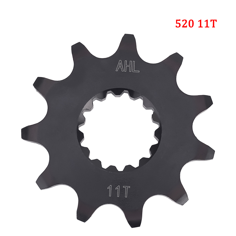 Chaîne de pignon avant de moto, Gear 11T 12T 13T 14T, EGS 125 200 250 300 360 380 400 2T 4T Racing 440 450 ie R 500 520 525: vert militaire