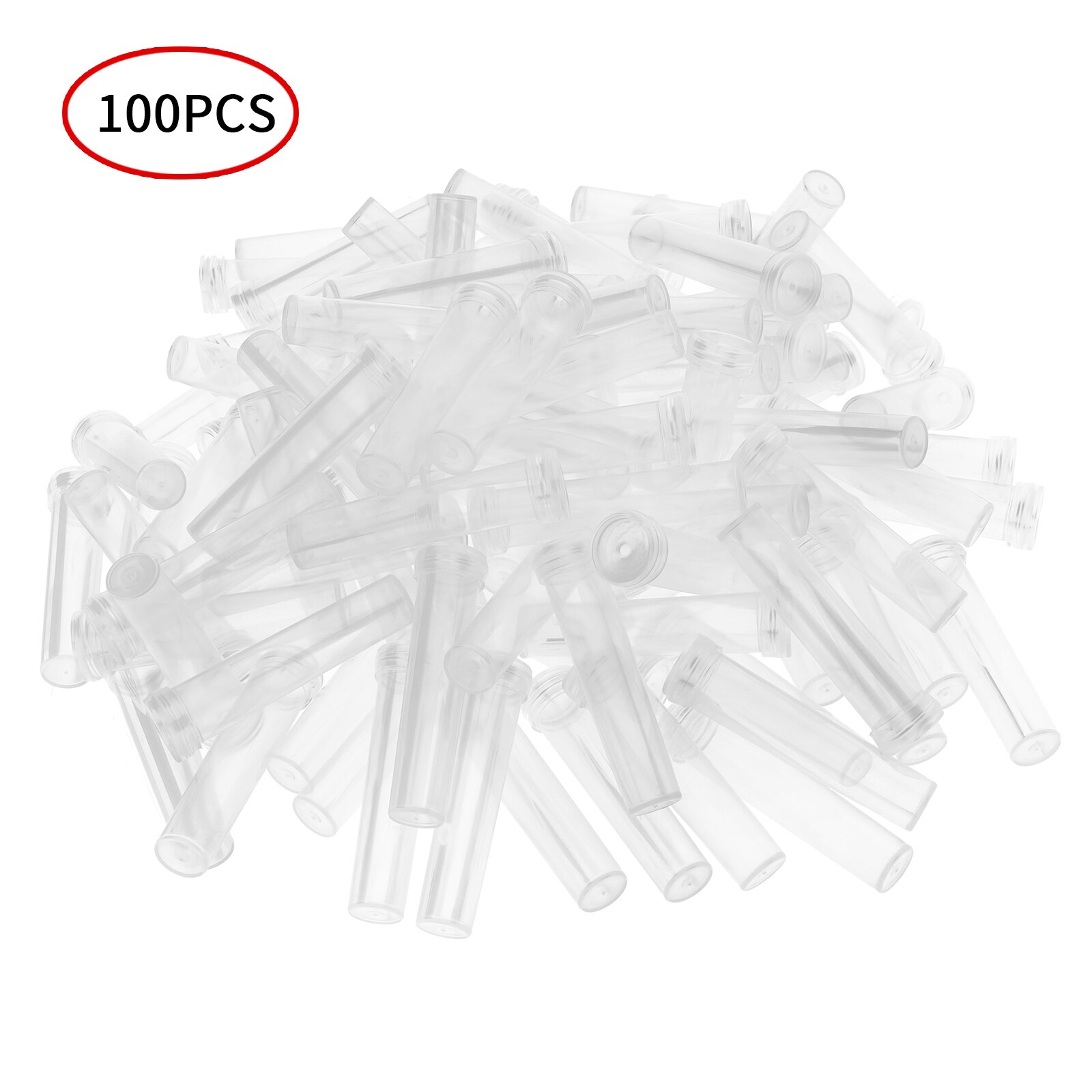 Tubo per vaso di fiori bottiglie di plastica trasparenti tubi di acqua floreali fiale per arrangiamenti di nutrizione floreale con tappi decorazioni per giardino domestico: genere B