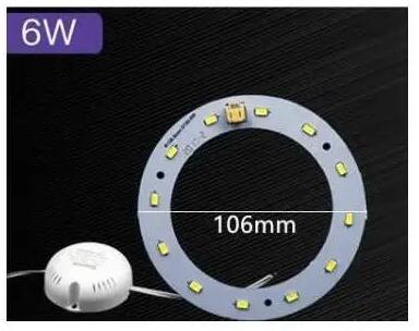 6W 12W 15W 18W 24W 36W 80W 100W LED-PANEEL Cirkel Ring Licht 220V SMD 5730 LED Ronde Plafondlamp voor Eetkamer: Blauw / 32 W