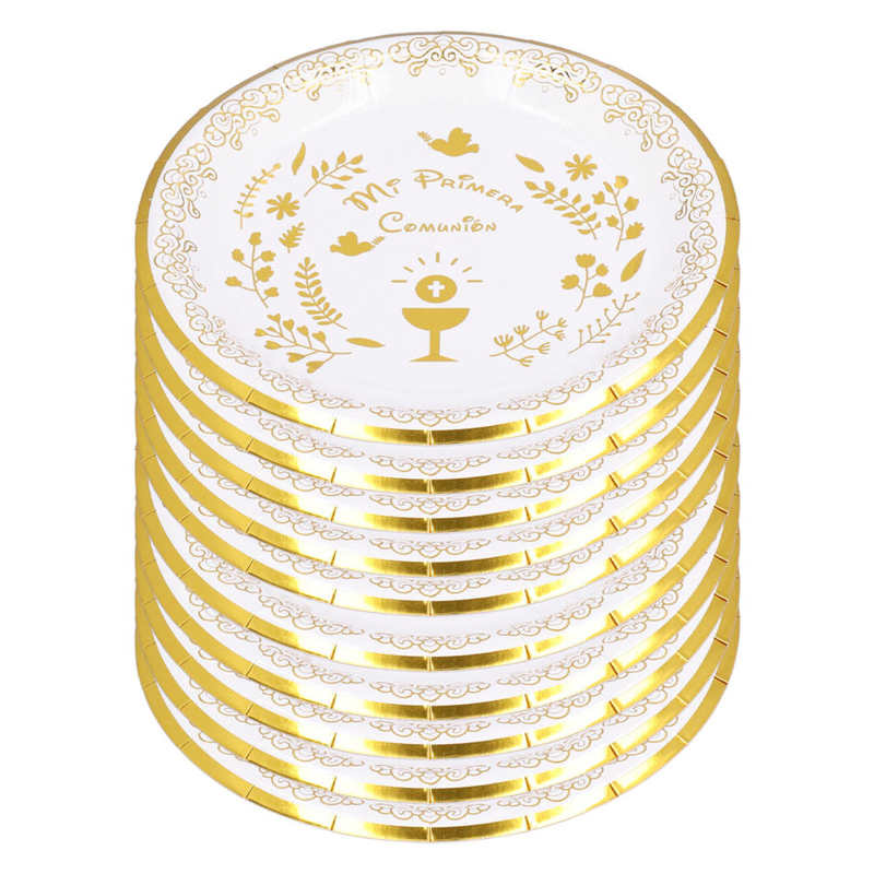 Disposable Food Plates Toxic Free Paper Plate for Picnic for Party