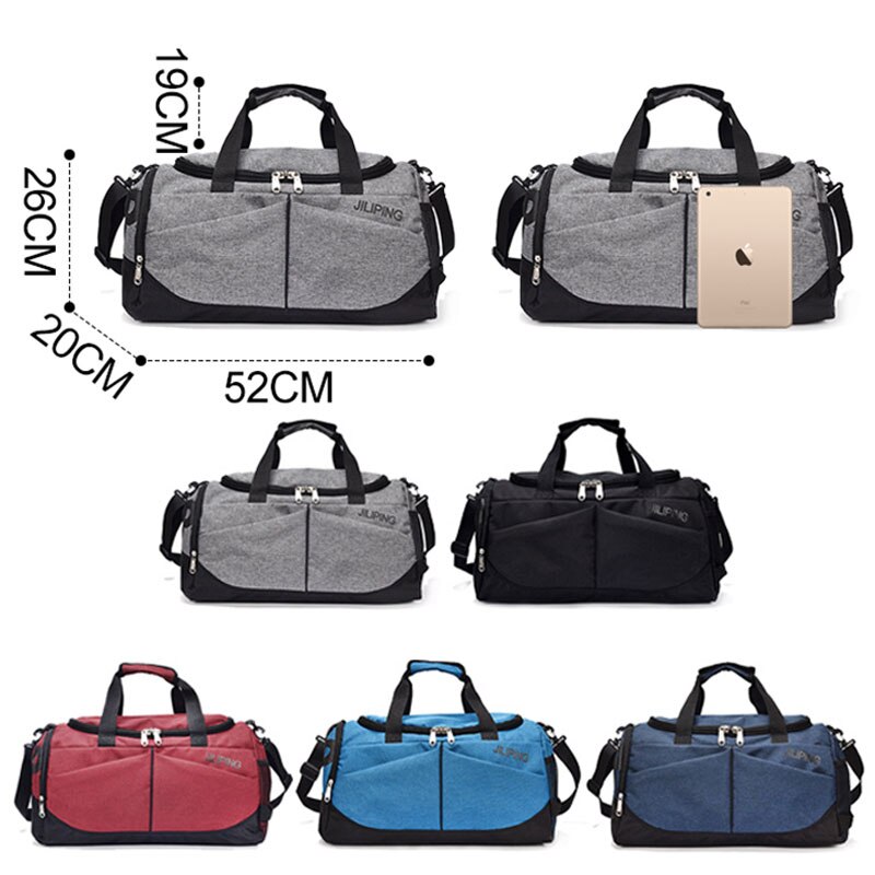 Nylon rejse stor kapacitet mænd nettaske bagage rejse duffle bag weekendtasker kvinder multifunktionel mand skuldertaske  xa123zc