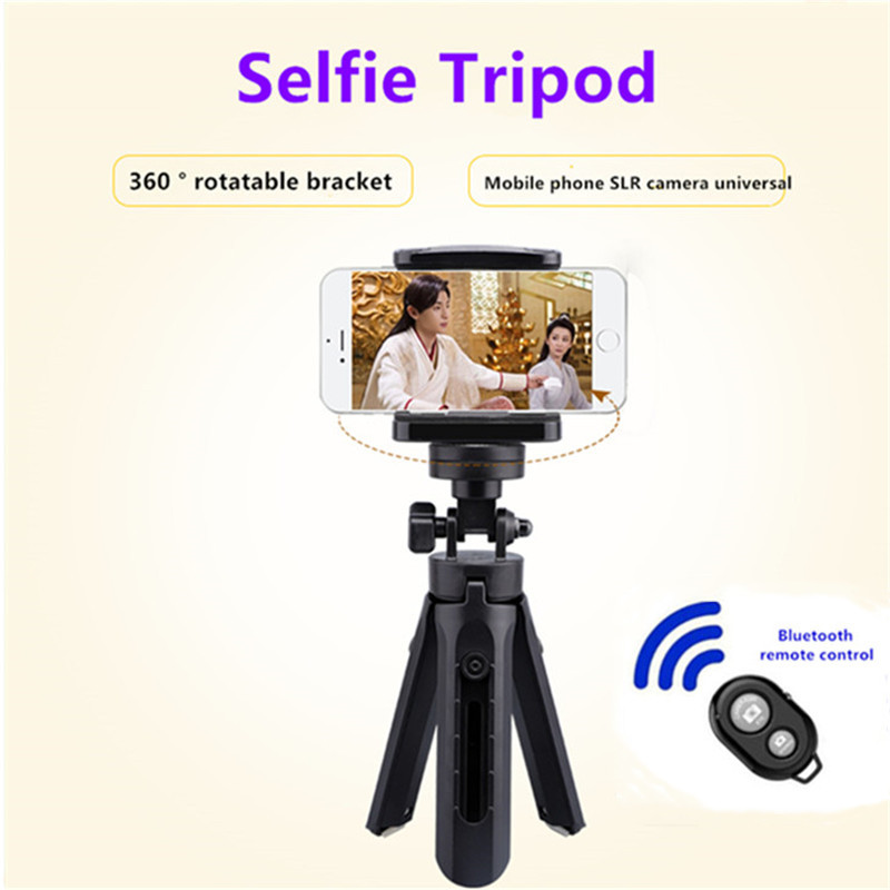 Mini 3 in 1 Portable Wireless Bluetooth Selfie Stick SmartPhones Tripod camera standFold able Selfie Stick Bluetooth Remote