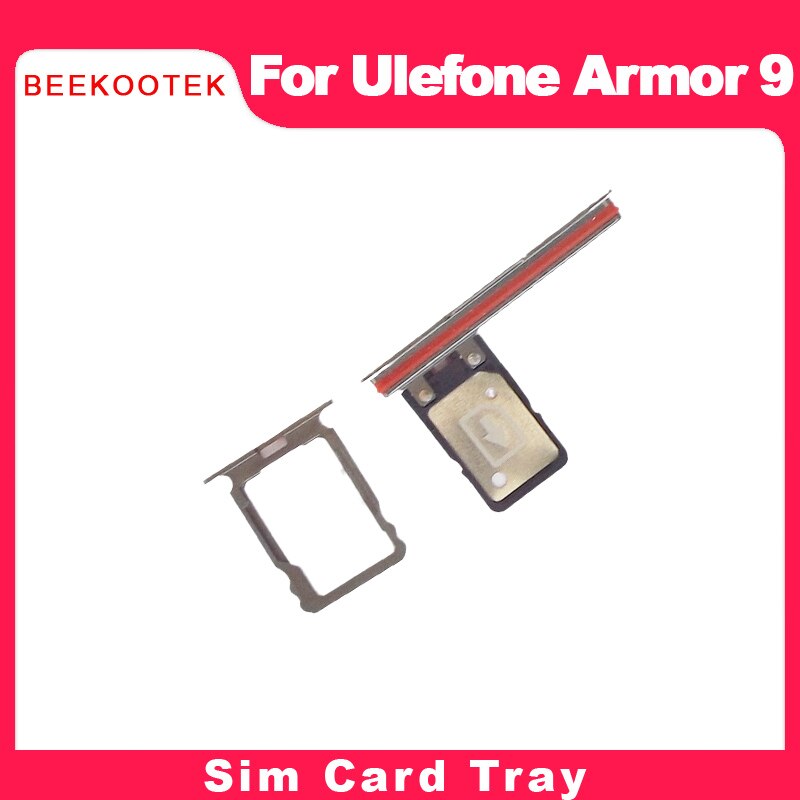 BEEKOOTEK Original Ulefone Armor 9 SIM Card Tray Holder Assembly For Ulefone Armor 9E SIM Card Slot SD Card Tray Slot Holder