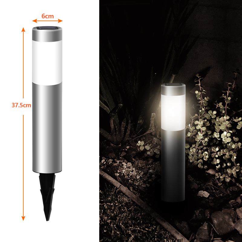 Luces solares para jardín al aire libre, luces LED cilíndricas, luces de tubo largo, luces de jardín, luces enchufables impermeables: Azul / 16-20 W