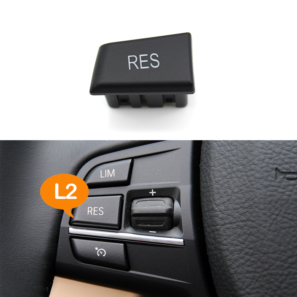 Botones para volante de coche, límite de velocidad, Control de crucero, llaves de teléfono para Serie F F20 F22 F30 F34 F36 F10 F11 F07 F12 F01 F02 F25 F15: Rojo