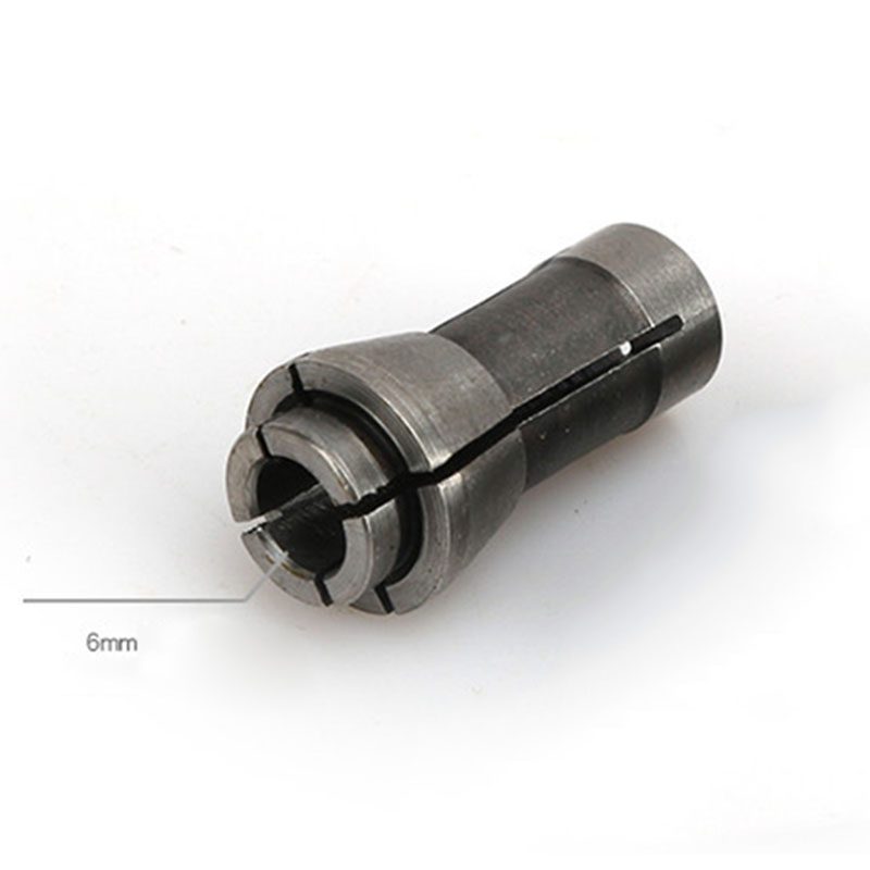 Mandril de sujeción para máquina de pulir, mandril de grabado de sujeción, aleación gris de 6mm/3mm, pieza de repuesto, accesorio de herramienta duradero, 1 ud.: 6mm