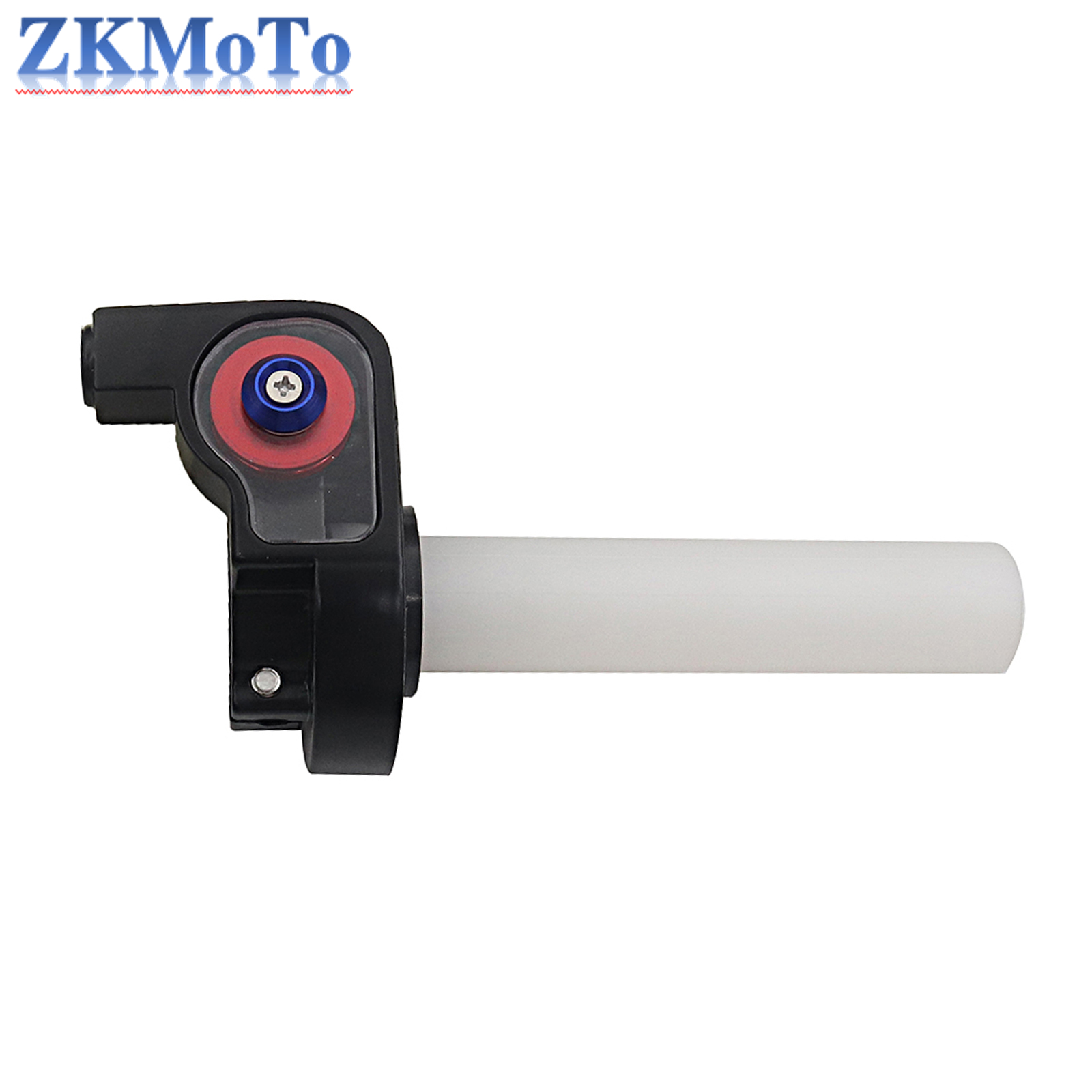 Manillar de motocicleta de 22mm, empuñaduras de acelerador de Gas de giro rápido, Kit de giro para Honda, Yamaha, Kawasaki, Suzuki, KTM, ATV: Morado