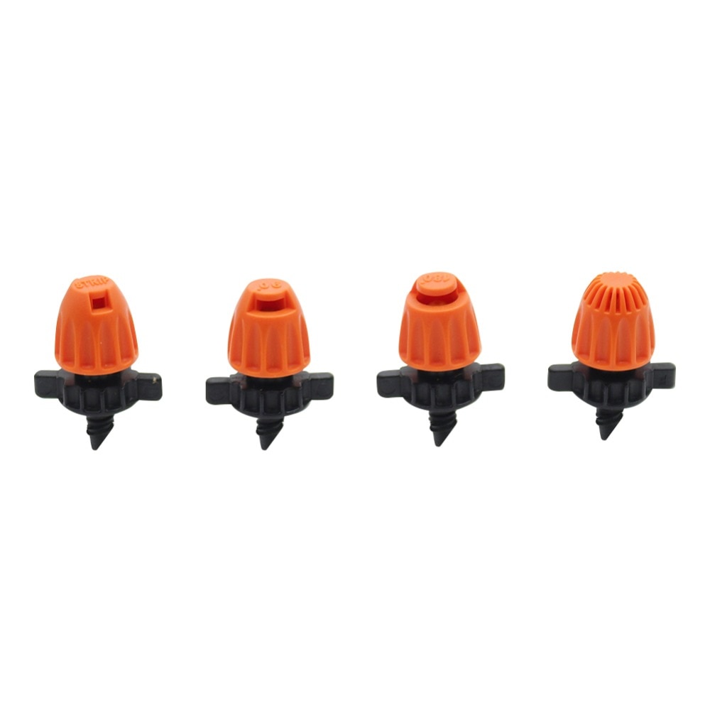 4-stile Brechung Spritzgerät Garten zubehör Gewächshaus Automatische Bewässerung beschlagen düse Bewässerung Sprinkler 40 Stck