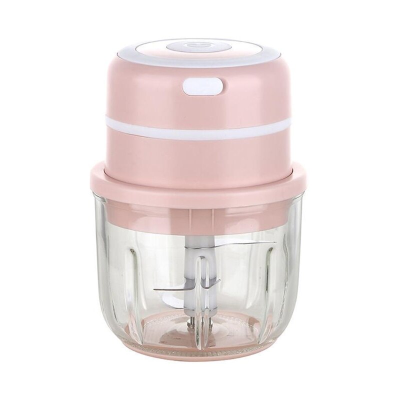Electric Mini Garlic Press Mincer Food Chopper Processor for Pepper Vegetable Nuts Crushed Ginger Baby Food Maker: PK  300ML