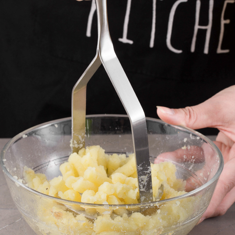 Presse-purée manuel en acier inoxydable 304, grand presse-pommes de terre, outil de cuisine