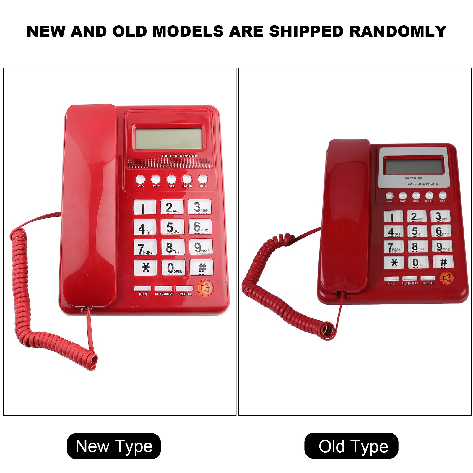 KX-T800 Telephone Home Hotel Wired Corded Telephone Desktop Phone Office Landline Fixed Telephone Caller ID