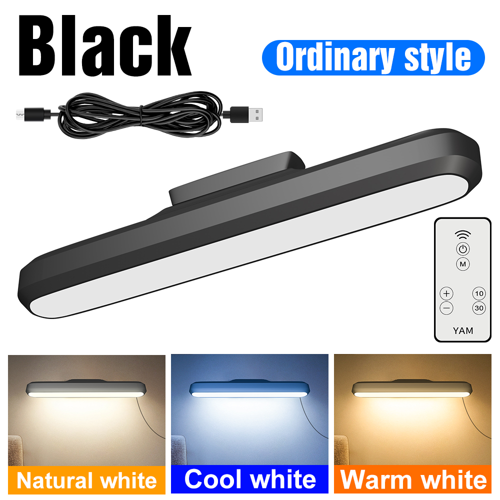 Lampa stołowa doprowadziło Wisząca magnetyczna lampka na biurko Lampka nocna robić sypialni Możliwość ładowania Możliwość przyciemniania 3-kolorowe biuro Studium Czytanie Ochrona oczu: biały