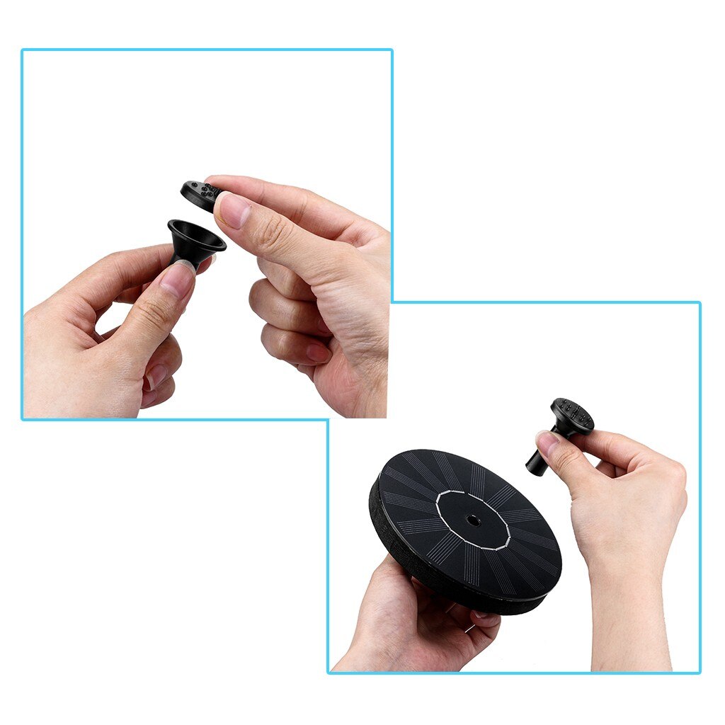 Zonne-energie Pomp Vogel Bad-Fontein Water Drijvende Vijver Tuin Patio Decor Zonne-energie Drijvende Outdoor Zwembad Water Feature