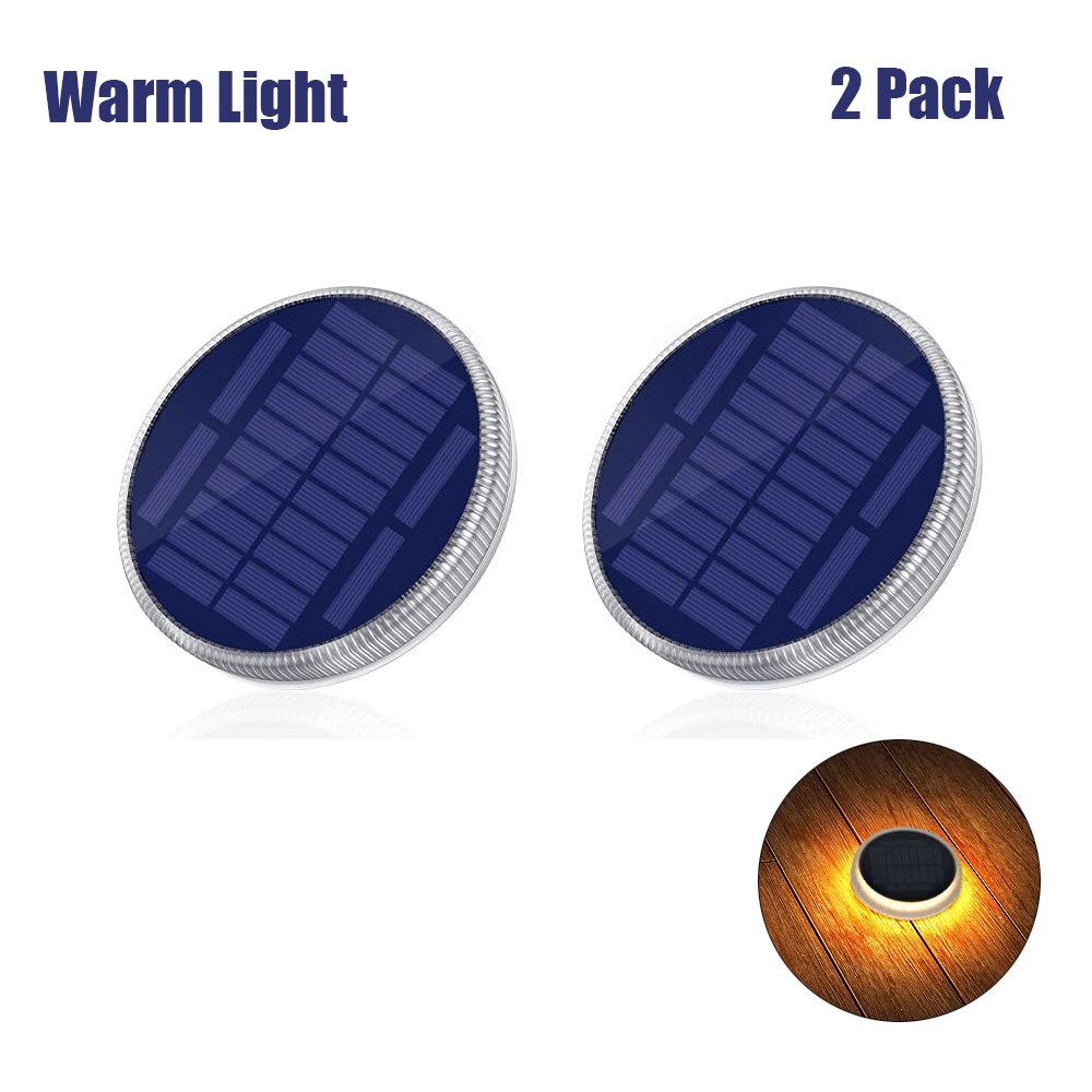 Led Solar Dekverlichting Outdoor Waterdicht Gazon Lampen Batterij Aangedreven Solar Stap Licht Voor Pathway Oprit Tuin Loopbrug Patio: ROSE
