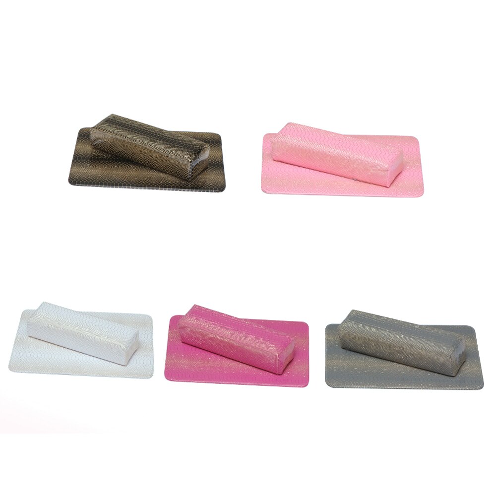 Pu læder nail art pude blød hånd pude pude holder armlæn nail art stand til manicure pude negle værktøj udstyr