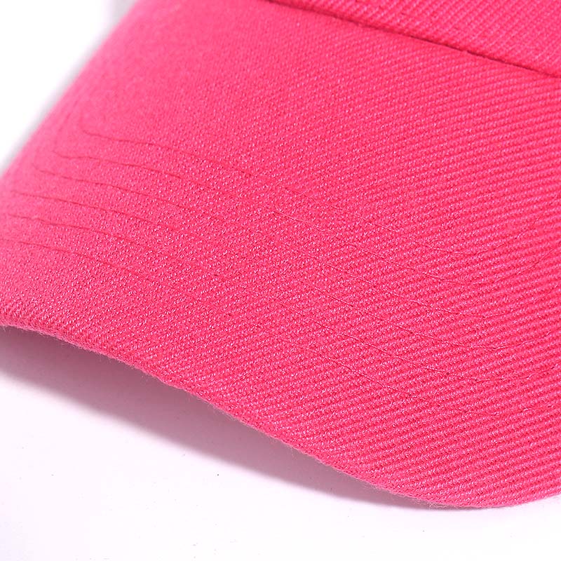 Sommer snapback akryl baseball tomme top cap hatte til mænd kvinder tennis badminton sol hatte solid sport åndbar justerbar