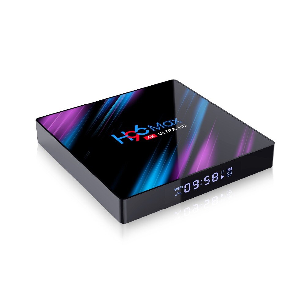 H96 Max RK3318 Android 9.0 Intelligent Network Set-Top Box 4K HD Player LED tv box