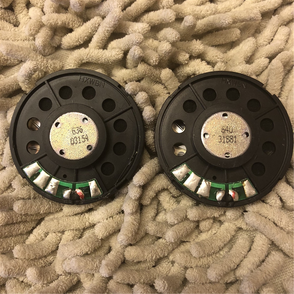 DIY 53mm Speaker Unit - 60 Ohm - Metal Steel Cover - Disassembled Headphone Component