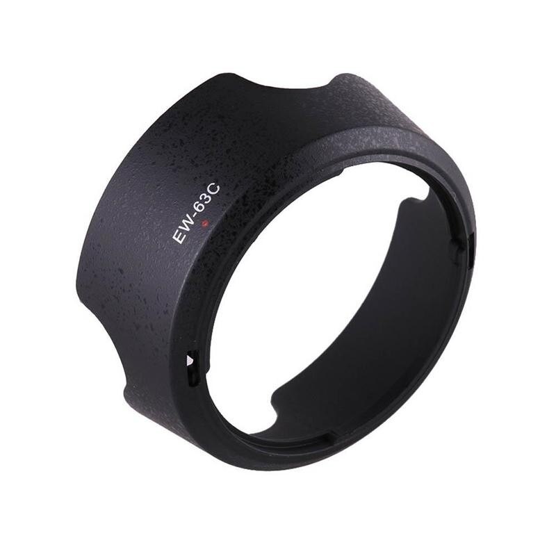 Abs Zonnekap Ew 63C Voor Canon EF-S 18-55Mm F/3.5-5.6 Is Stm 58mm Camera Zonnekap Lens Protetor EW-63C