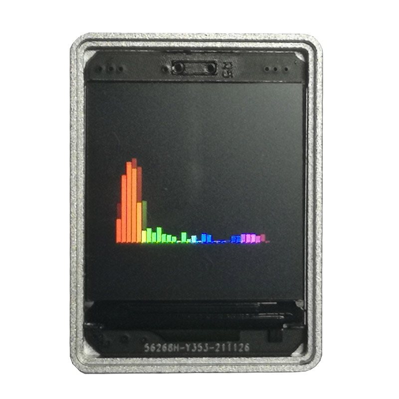 Indicateur de niveau de musique à commande vocale, écran LCD HD de 1.3 pouces, VU-mètre analogique, affichage du spectre de la musique, analyseur de rythme, GPS multi