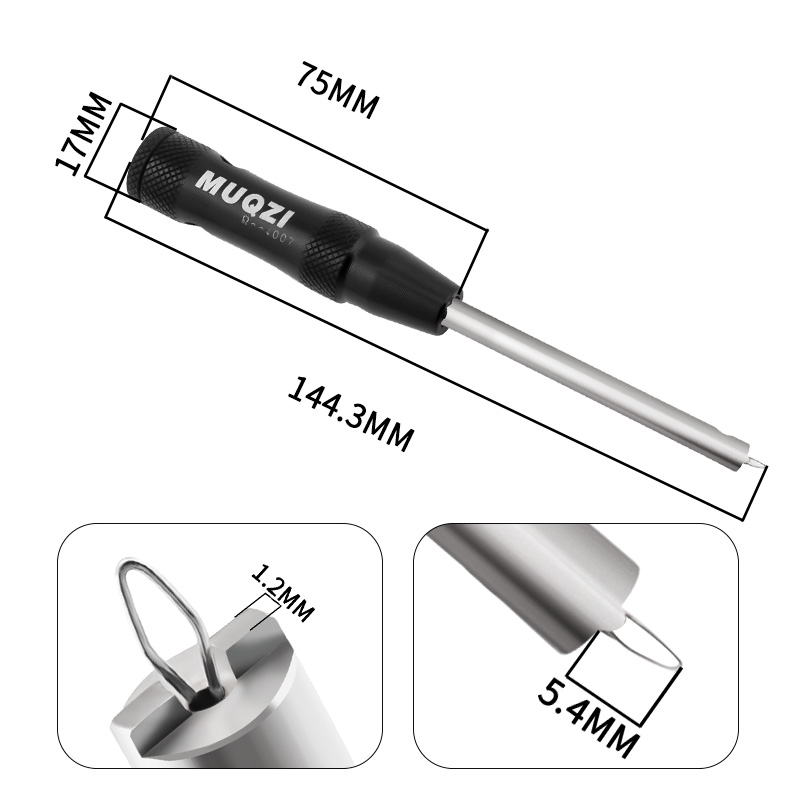 MUQZI-Herramienta de controlador de pezón de radios para bicicleta de montaña, llave de instalación de extracción de pezón, herramienta de inserción de pezón de radios de bicicleta
