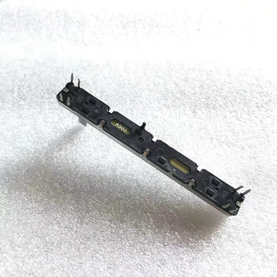 4pcs 75mm Suitable Majestic Fader 7.5 cm double sliding straight dual channel fader potentiometer A50K A503 A50KX215MMC