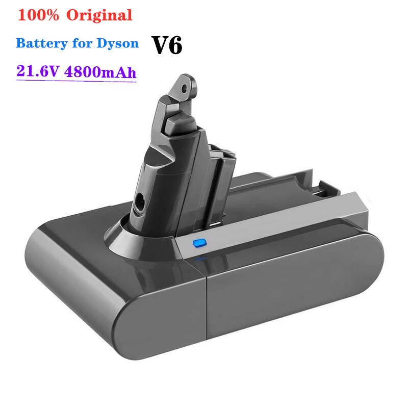 Batería de iones de litio para aspiradora Dyson V6, V, 21,6 mAh, DC58, DC59, DC61, DC62, SV09, SV07, SV03, SV04, SV06, SV05, novedad de 9800: 22.6V 4800mAh