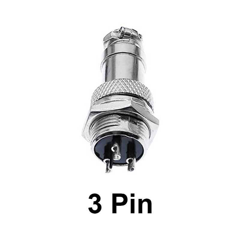 GX16 Aviation Circular Connector 2Pin3pin4pin 5pin6pin7pin8pin9pin10pin Male & Female plug connectors: 3Pin