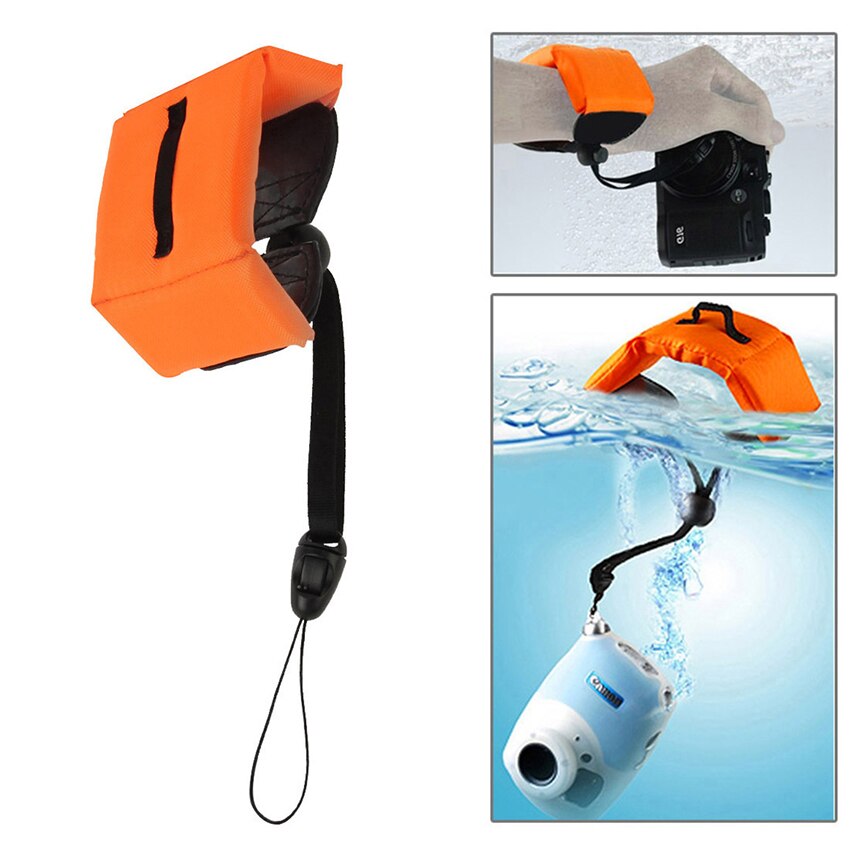 Flotteur de caméra étanche, sangle flottante étanche pour caméra sous-marine, bracelet flottant universel/lanière de poignée