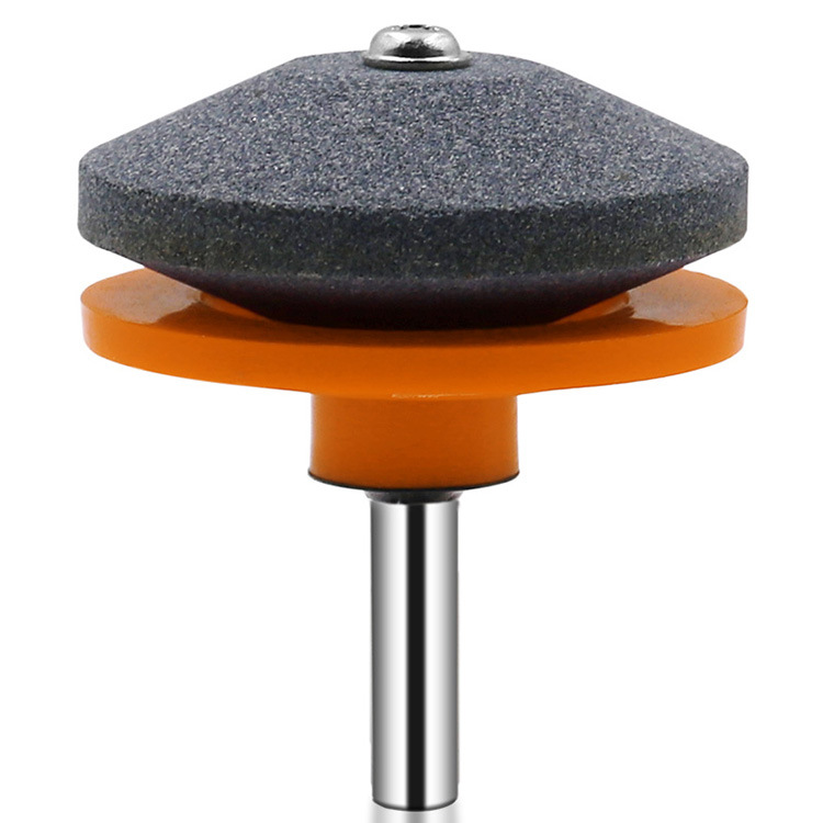 50mm snabbare gräsklippare slipare gräsklippare knivslipare universal slipning roterande borrsnitt точилка для лезвий газонокосилки: Guld-