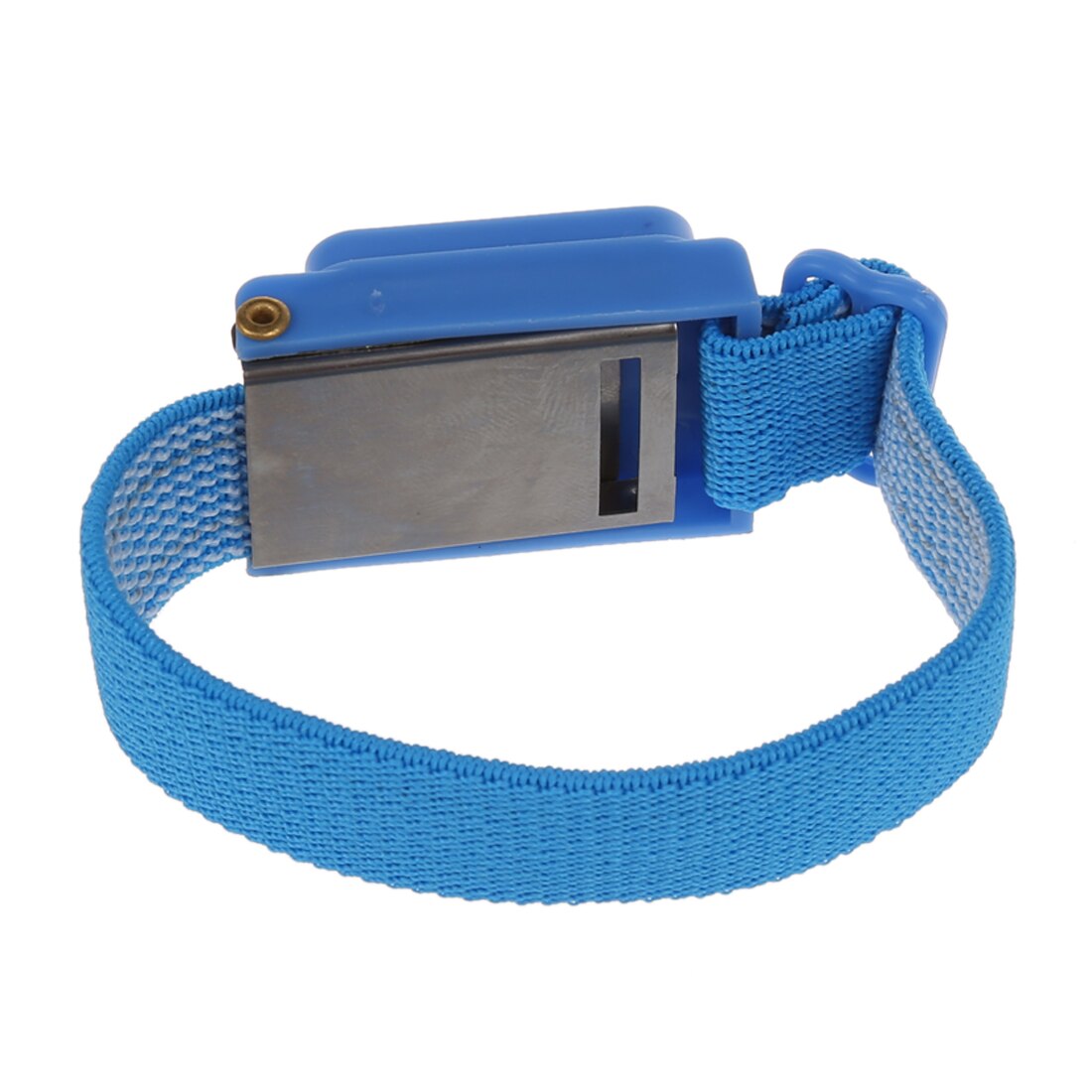 Blue Wireless Adjustable Elastic Antistatic Wrist Strap Wristband